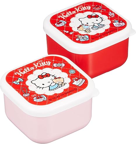 Amazon スケーター ミニ シール容器 保存容器 おかず入れ キティ おしゃれガール サンリオ 160ml 2個組 Mo2w 保存容器 キャニスター オンライン通販