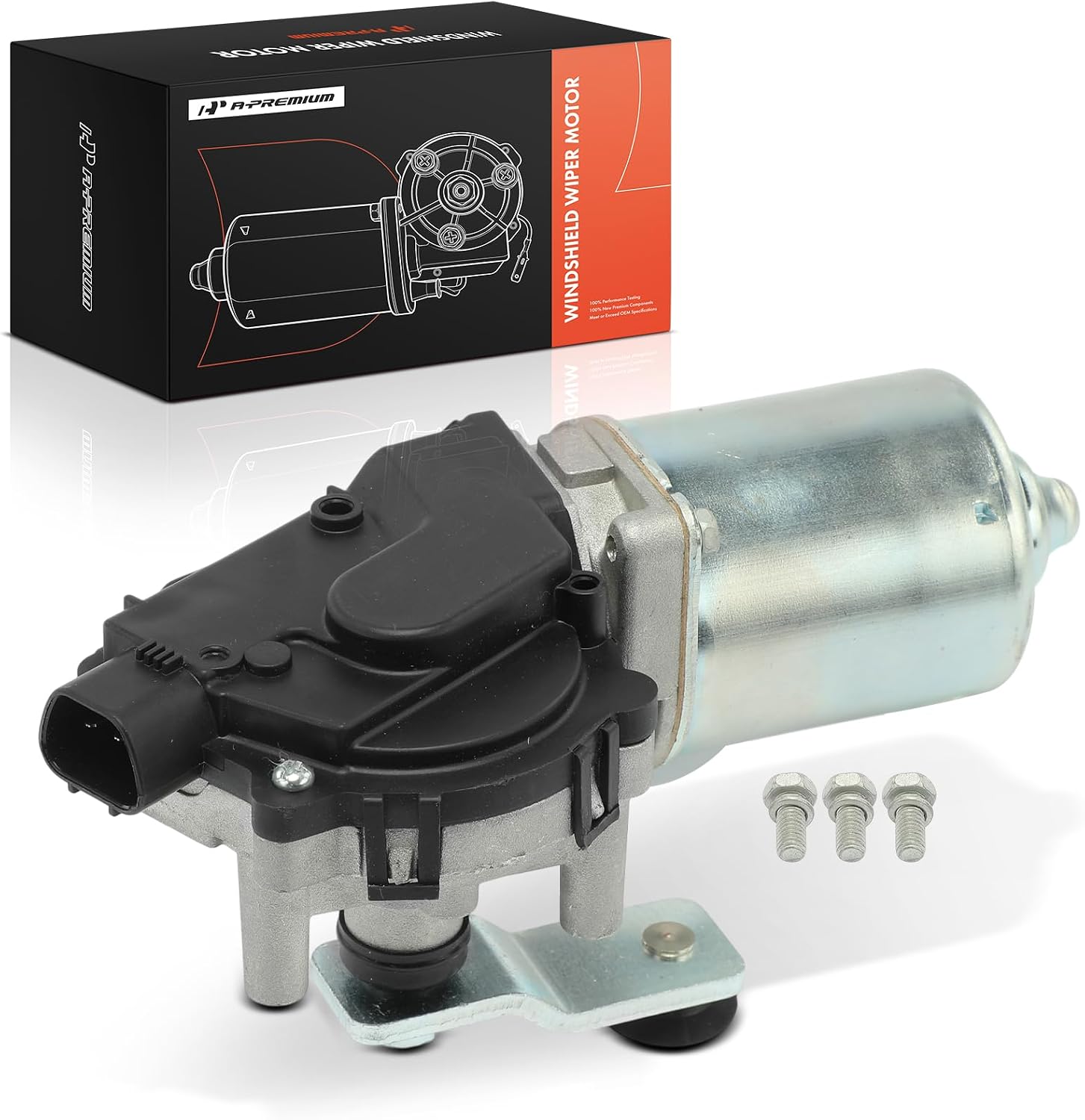 A-Premium Front Windshield Wiper Motor Compatible with Cadillac XTS 2013 2014 2015 2016 2017, 3.6L, Sedan/Hearse/Limousine, 5-Pin, Replace# AC159060A941