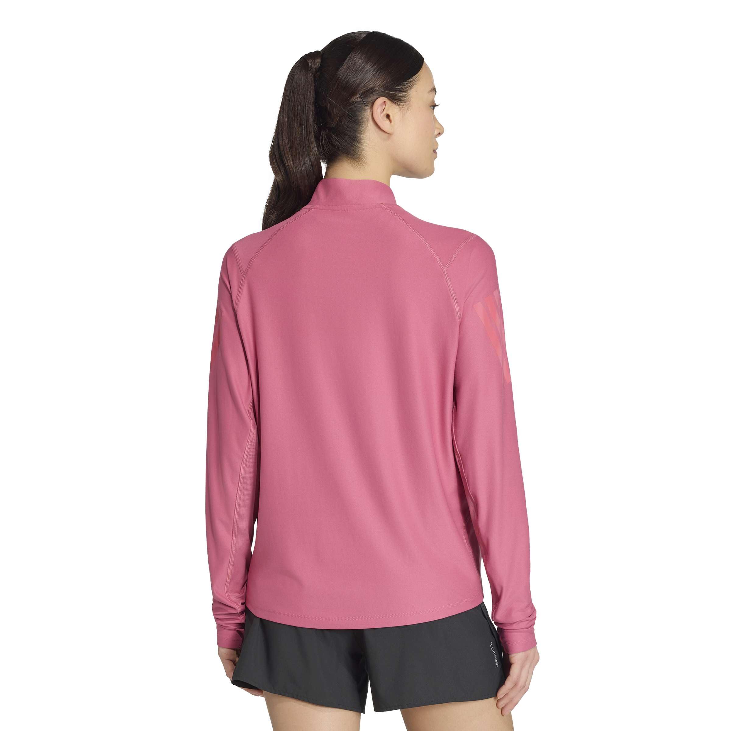 adidas Kobiety Adi365 Running Iconic Half Zip Sweatshirt, Dual Magenta, XS