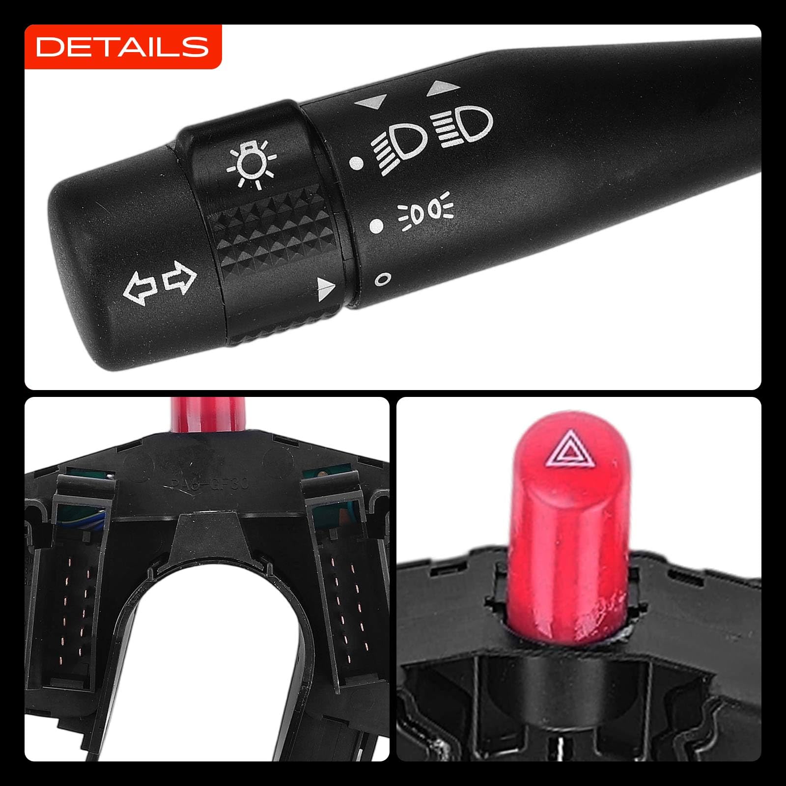 Frankberg Interruttori combinati Interruttori sul piantone dello sterzo Compatibile con KA RB Fiesta IV JA JB Puma EC 121 III JASM JBSM Fiesta Furgone JV Replace# XS6T11K665CA