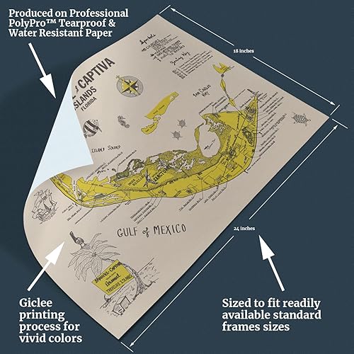 Miniatura 2 de Islas Sanibel y Captiva de Florida alrededor de 1940  Incluye Lighthouse Beach, J.N. "Ding" Darling National Wildlife Refuge, Sanibel Lighthouse