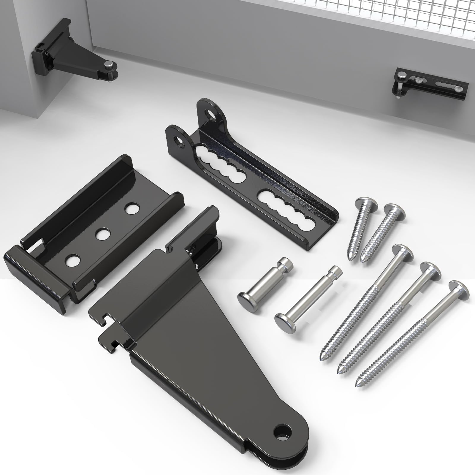 Heavy-Duty Storm Door Closer Bracket Kit - Replacement Parts For Andersen, Larson, Pella, Emco Doors