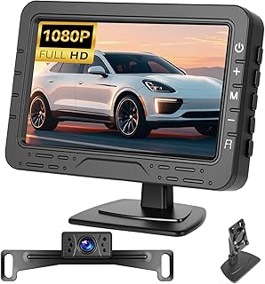 Backup Camera for Car 4.3 Inch Monitor Rear View Camera IR Night Vision for Truck/Car/Pickup/SUV/ IP69 Waterproof with License Plate Backup