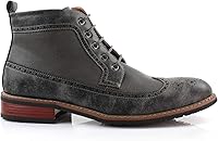 Vista 2 de Ferro Aldo Raymond MFA806031 para hombre Casual Brogue mediados de la parte superior cordones uniforme vestido botas