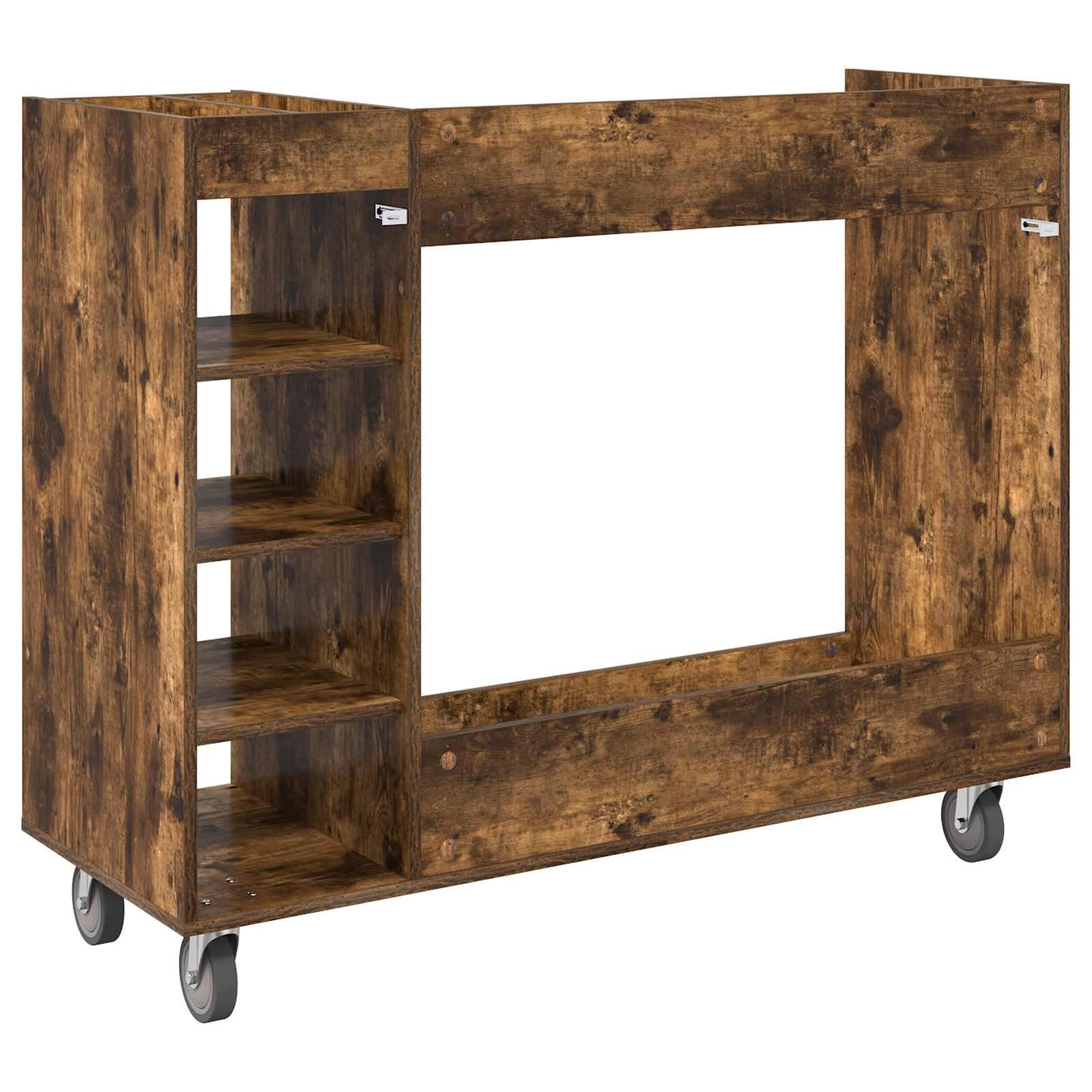 Gecheer Golf-Schrank, 120 x 45 x 98 cm, Eiche, Stauraum für Golfzubehör, für Garage und Wohnraum