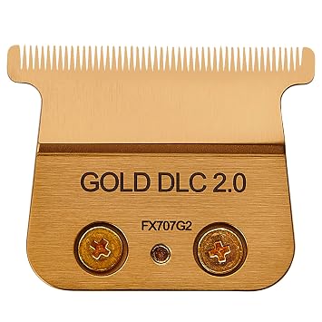 FX707Z Replacement Trimmer Blades compatible with BaByliss PRO PRO FX787 & FX726 Trimmer Trimmer Blade,DLC 2.0 Trimmer Blade Rose gold-1PC