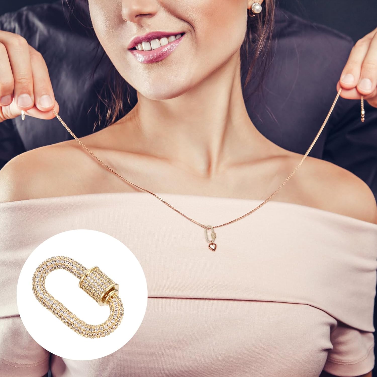 Jewelry Necklace Connecting Clasp Multi-Functional Connector for Crafts Lightweight and Compact Design for Easy Carrying for Jewelry Making and - Image 2