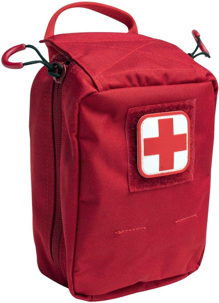 LA Police Gear Fast Action Emergency Medical Pouch, Quick Access Nylon Medical Pouch - Coyote