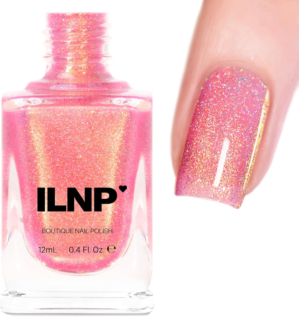 ILNP Sweet Tooth - Cotton Candy Pink Shimmer Nail Polish