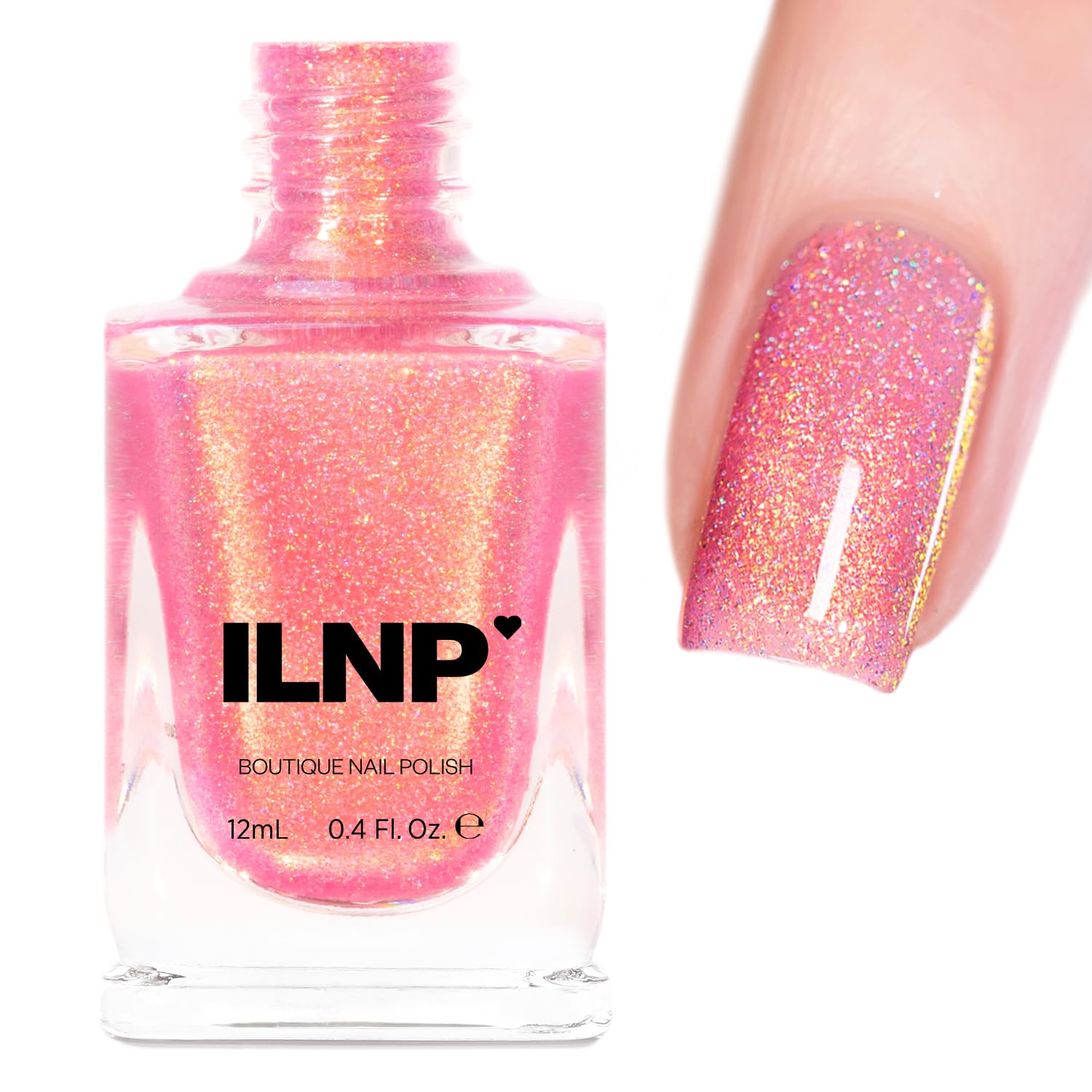ILNP Sweet Tooth - Cotton Candy Pink Shimmer Nail Polish
