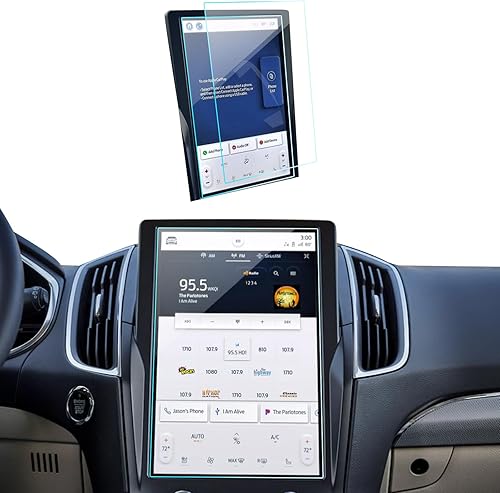 Miniatura 35 de Protector de pantalla de coche para Ford Edge 2024 2025 2023 2022 2021 (SE/SEL/ST-Line/Titanio/ST) Accesorios Protector de pantalla de vidrio