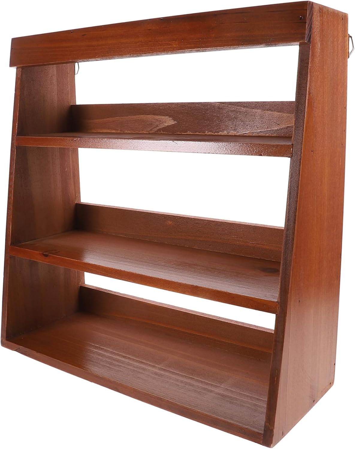 PRETYZOOM Display Rack Wooden Organizer Collectible Display Shelf Doll Toy Storage Vintage Action Figure Holder