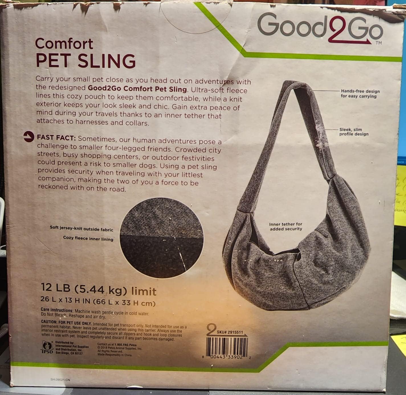 EveryYay Travel Knit Pet Sling