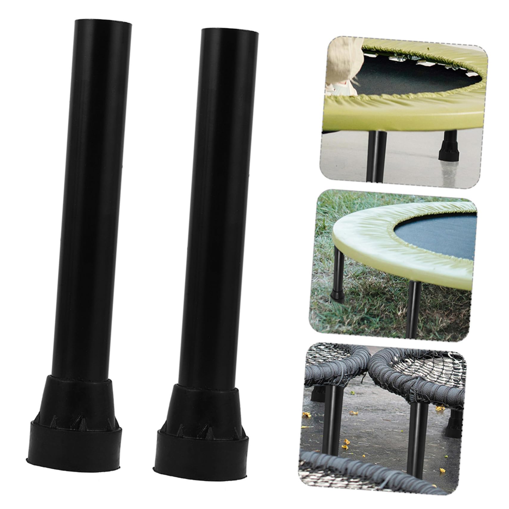 YARNOW Patas para Trampolín Tubo y Almohadilla Antideslizante, 6 Piezas De Acero Inoxidable para Cama Elástica, Accesorios para Uso En Exteriores