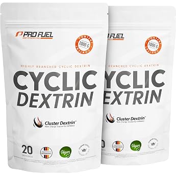 Cluster Dextrin 2 kg - Highly Branched Cyclic Dextrin Highly Branched Cyclic Dextrin - Cluster Dextrin Premium Carbohydrate Powder as an Alternative to Maltodextrin - Laboratory Tested - 40 Servings
