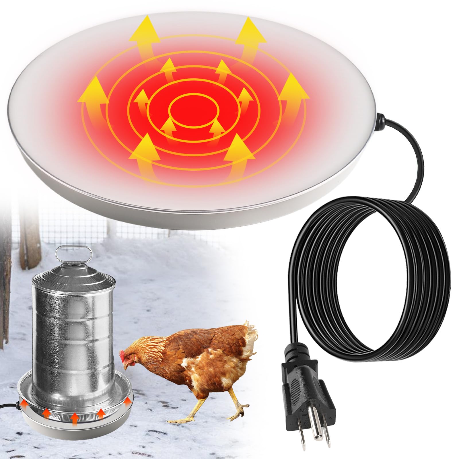 MEWTOGO Chicken Water Heater Base