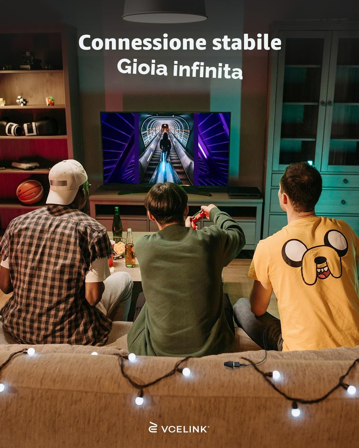 VCE Adattatore Mini HDMI Maschio a HDMI Femmina, Connettore Mini HDMI Placcato Oro, Prolunga HDMI 3D&4K 2 Pezzi