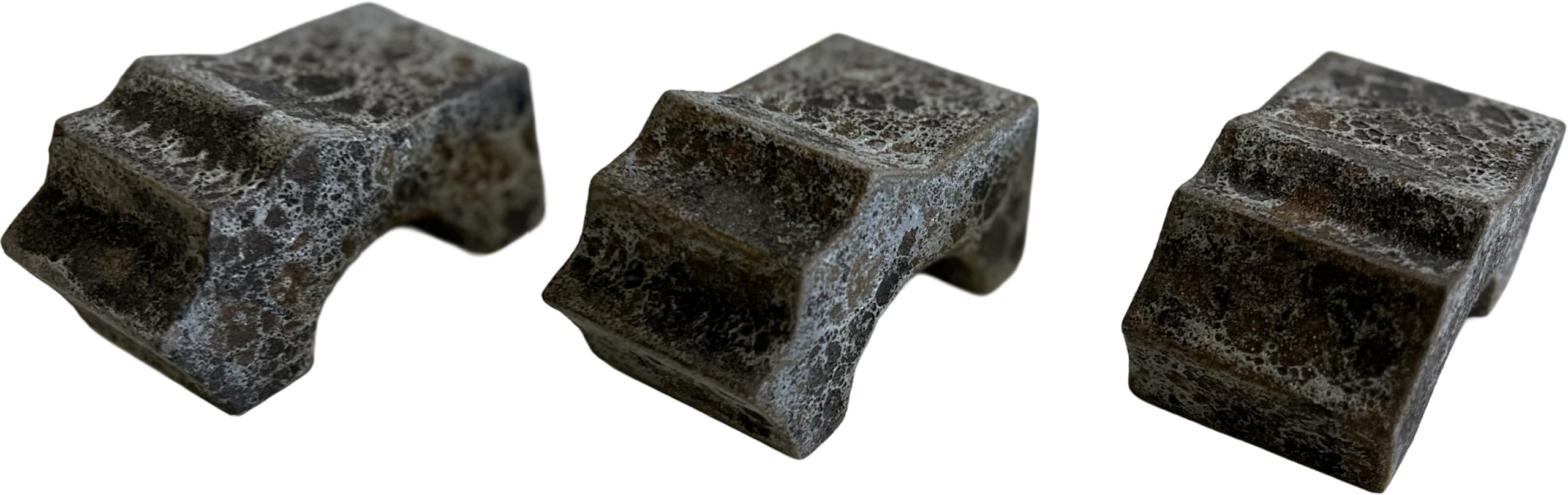 Woodlodge Products YFB3GY Large Ancient Pot Feet, Pack of 3