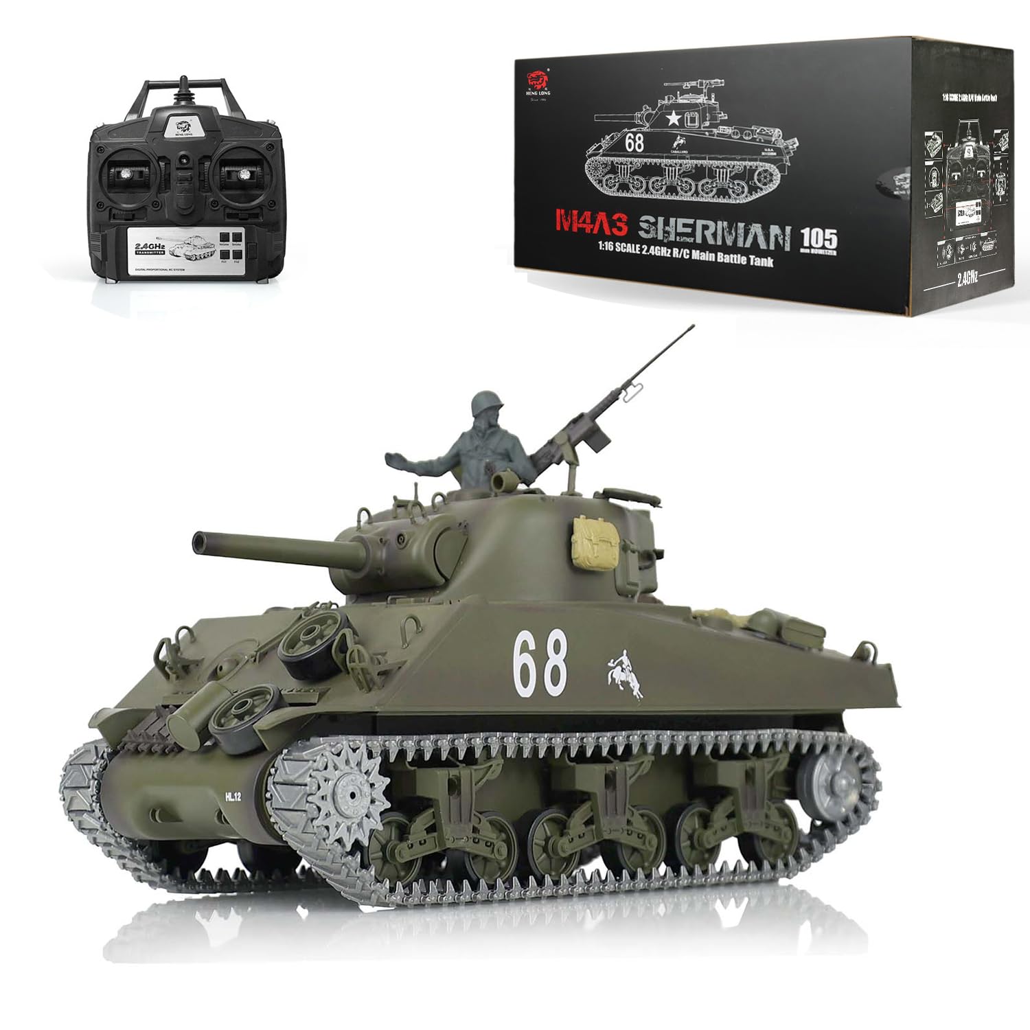 Amazon.com: Toucan RC Hobby 2.4G Henglong 1/16 Scale 7.0 Upgraded