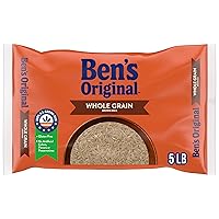 Vista 1 de BEN'S ORIGINAL Arroz integral de grano entero, bolsa de 5 lb