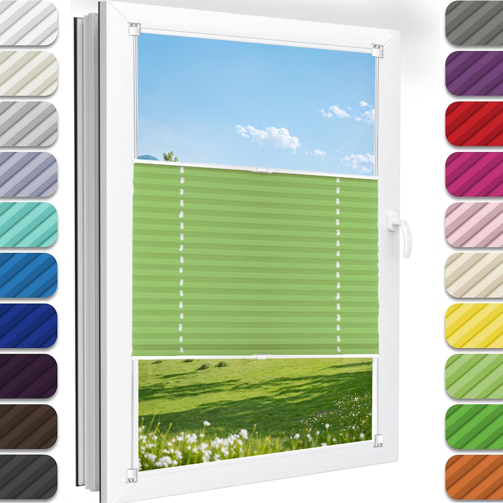 Store protection solaire occultant et thermique pour fenêtre