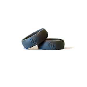 Because LDS Temple Silicone Ring (Grey, 10)|Amazon.com