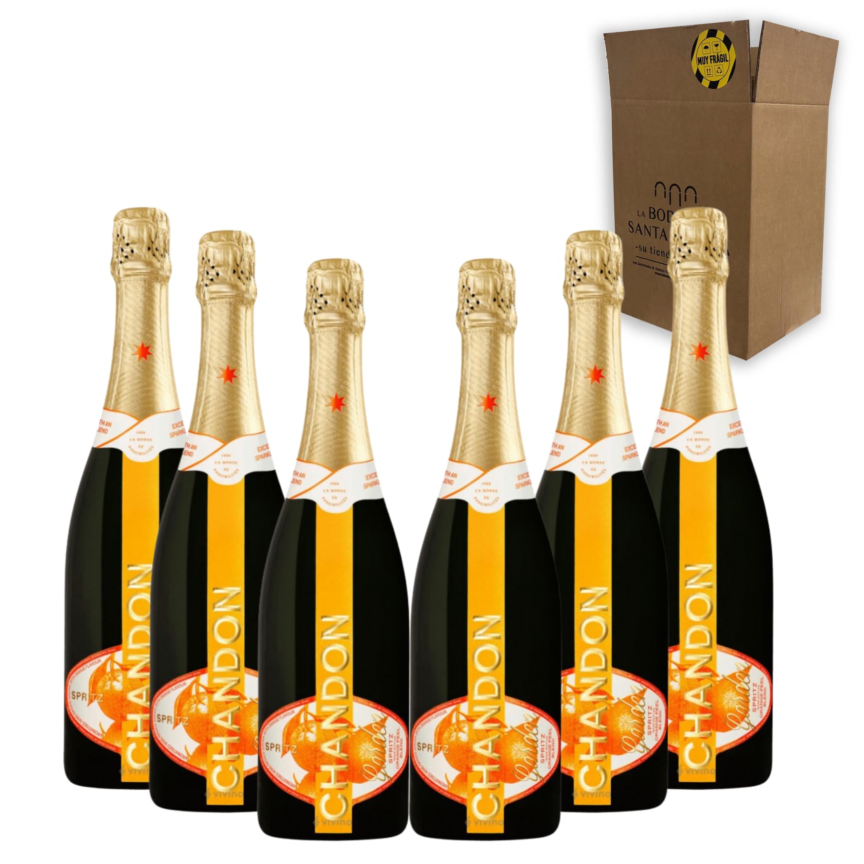 Chandon Garden Spritz - Para Disfrutar en Celebraciones y con los Tuyos - Pack 6 Botellas 75cl