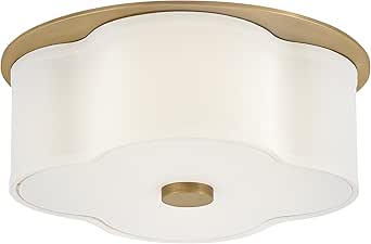 Hinkley Delaney Medium Flush Mount, Heritage Brass