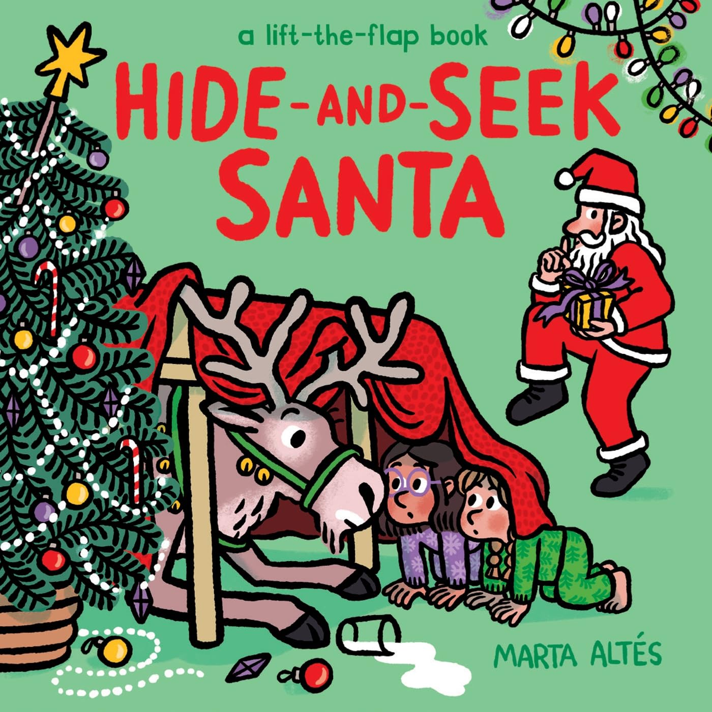 Hide-and-Seek Santa: A Lift-the-Flap Book (A Hide-and-Seek Board Book)