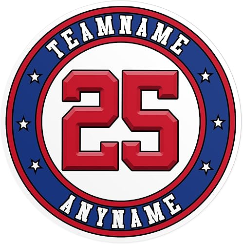 Miniatura 39 de Calcomanía con nombre personalizado, calcomanía de casco de béisbol y sóftbol, calcomanías de vinilo troqueladas para casco duro, laptop, botella