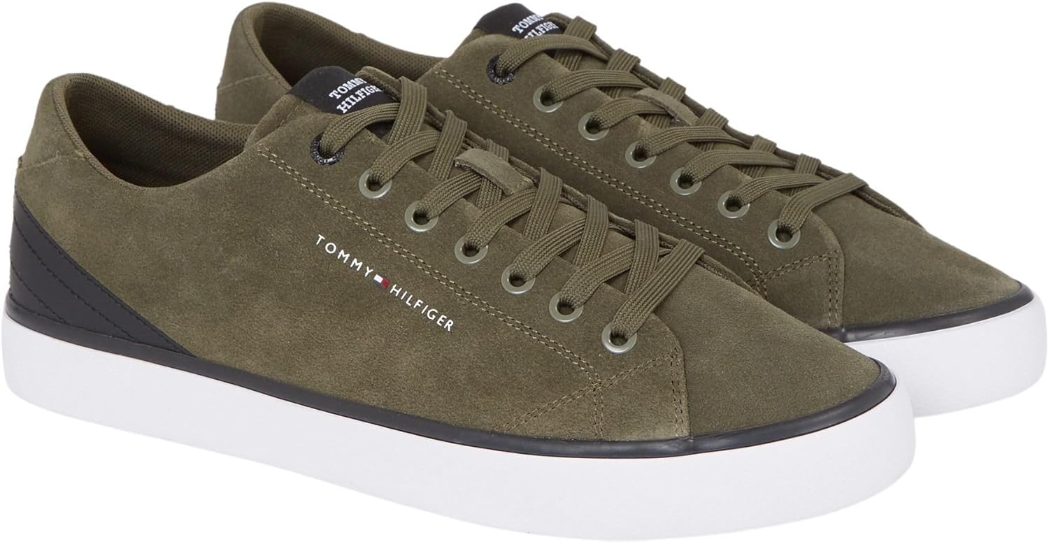 Tommy Hilfiger Herren Vulcanized Sneaker Core Low Suede Schuhe 
