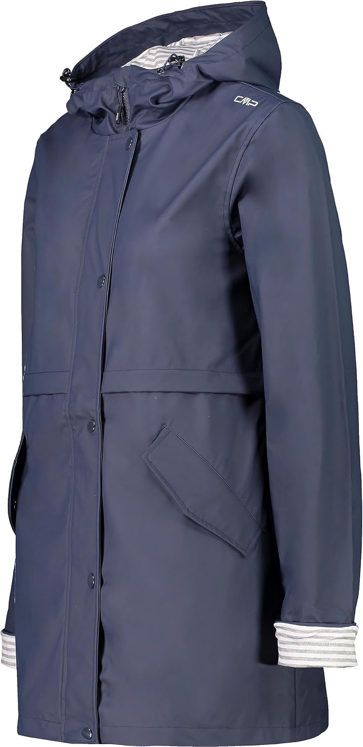 Cmp Woman Rain Jacket Fix Hood S