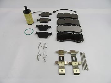 replacement front and rear brake pads set +FREE OIL FILTER for Maserati Levante S #533
