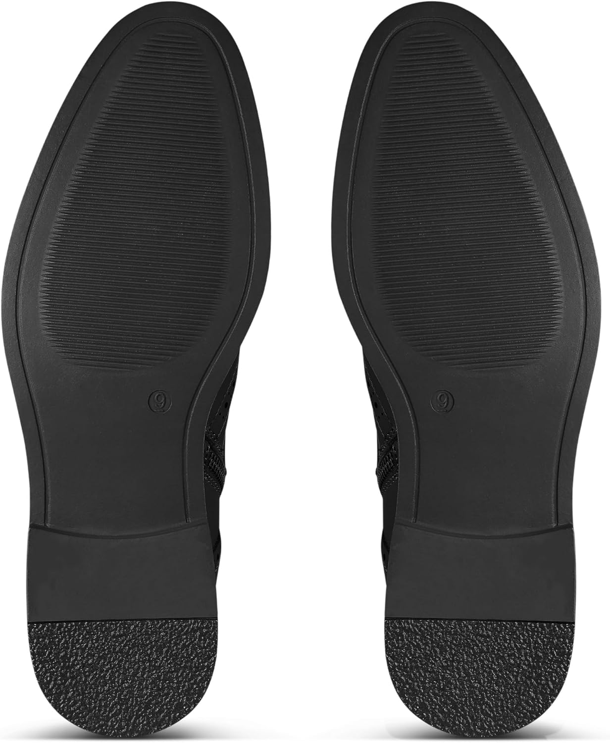 Men's Dress Boots, Wingtip Brogue Ankle Boots with Side Zipper for Business Casual M03 - Image 5