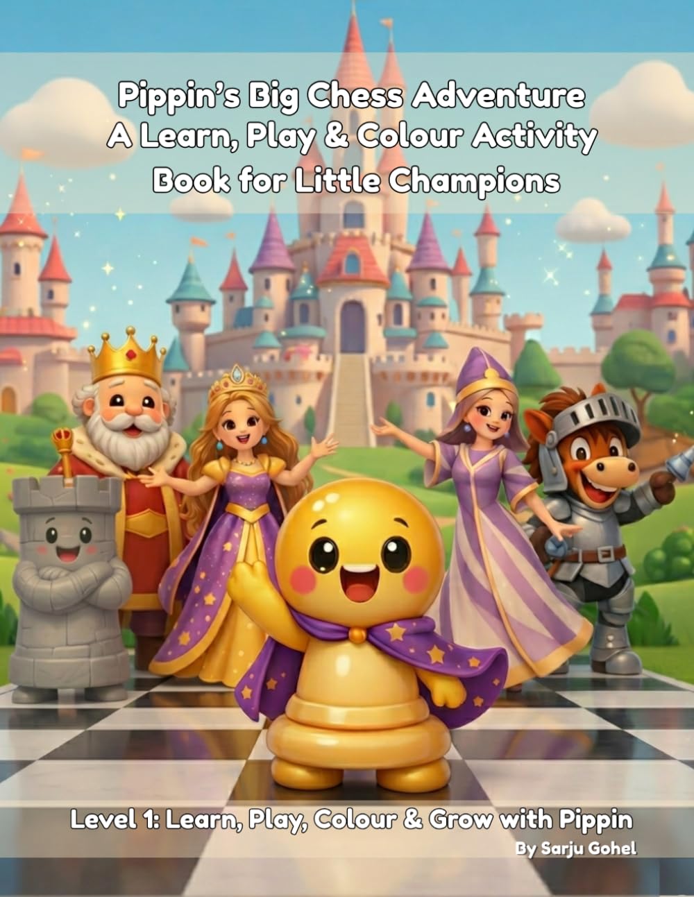 Pippin’s Big Chess Adventure: Level 1: Learn, Play, Colour & Grow with Pippin (Pippin Chess Adventures)