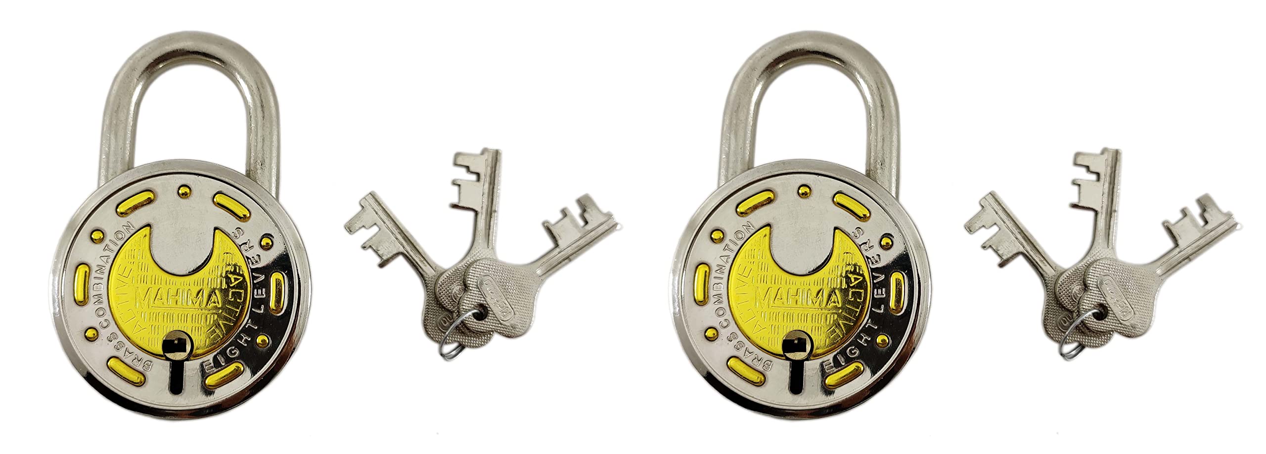 Buy Shree Ganesh Enterprises Set of 2 Beautiful Brass Combination 8