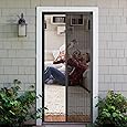 Brisa White Retractable Screen Door 80" Single
