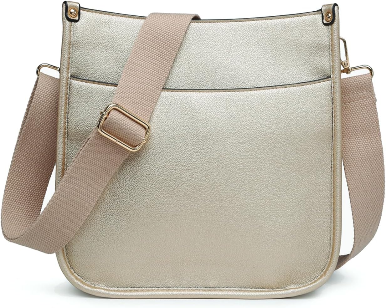 Posie Crossbody Bags for Women Trendy Vegan Leather Hobo Purses Shoulder Handbags with Wide Adjustable Guitar Strap