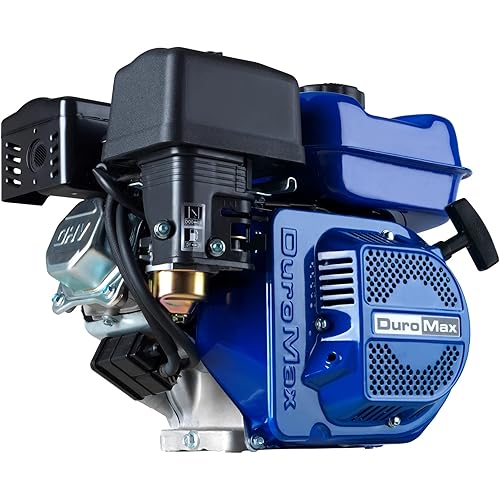 DuroMax XP7HP 208cc Recoil Start Gas Powered 50 State Approved, Multi-Use Engine, XP7HP, Blue