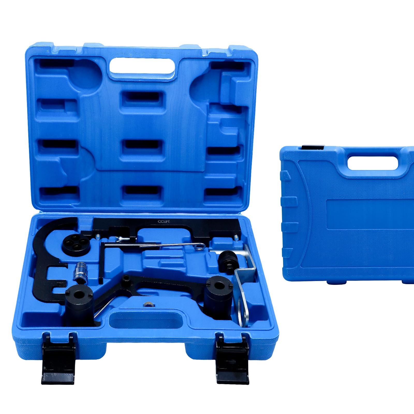 CCLIFE Set di attrezzi per la regolazione del motore, blocco dell'albero a camme | Adatto per BMW N47 N57 N47S N57S, serie 1/3/5/6/7/X1/X3/X5/X6 2007-2015 per la riparazione della catena di distribuzione