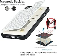 Vista 21 de Cavor for iPhone 11 Wallet Case with Card Slots Holder,Premium PU Leather Kickstand Feature Case [Wrist Strap] Double Magnetic Clasp Shockproof Flip