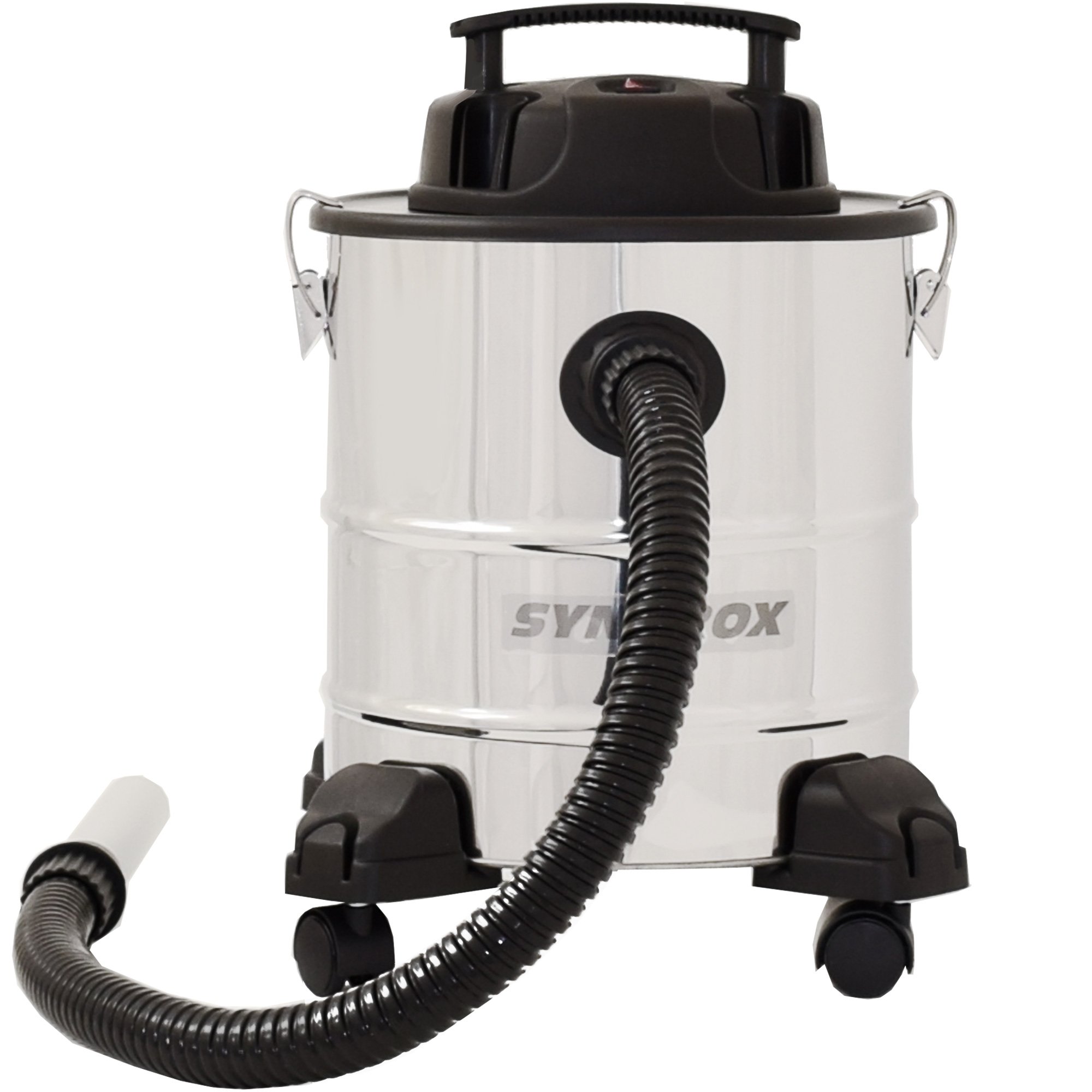 Syntrox Germany Edelstahl bis 20 Liter Aschesauger mit Motor Feinstaubsauger AC-1000-R Vesuv