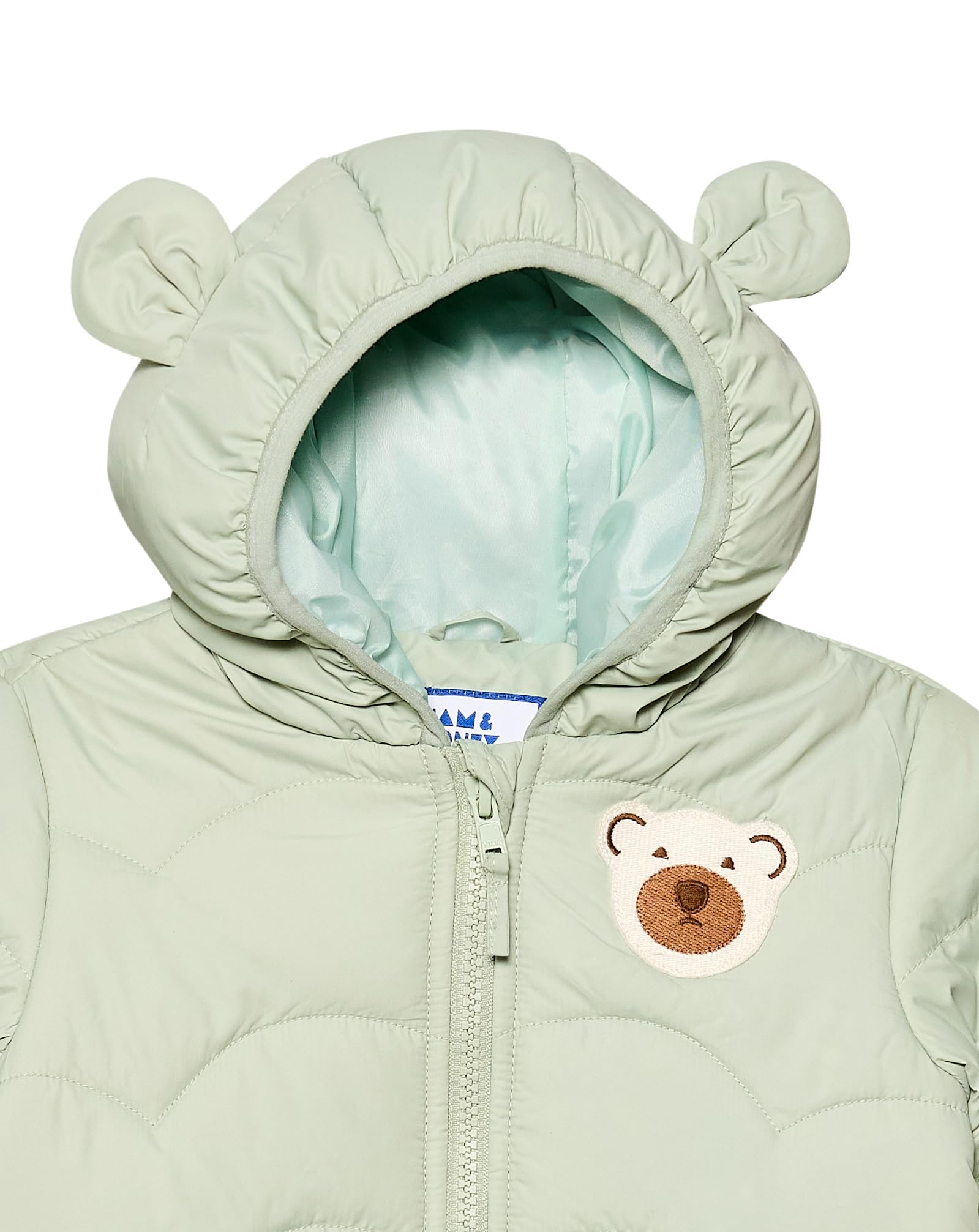 Symbol Baby-Boy's Jacket (AW24JHINFS02_Tiffany_3-6 Months)