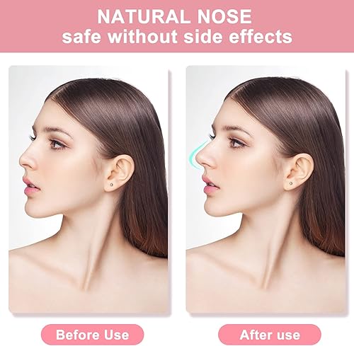 Miniatura 5 de INHDBOX 2 juegos de nariz para levantar la nariz, moldeador de nariz, corrector de nariz, enderezador de puente de nariz, herramienta de belleza, 3