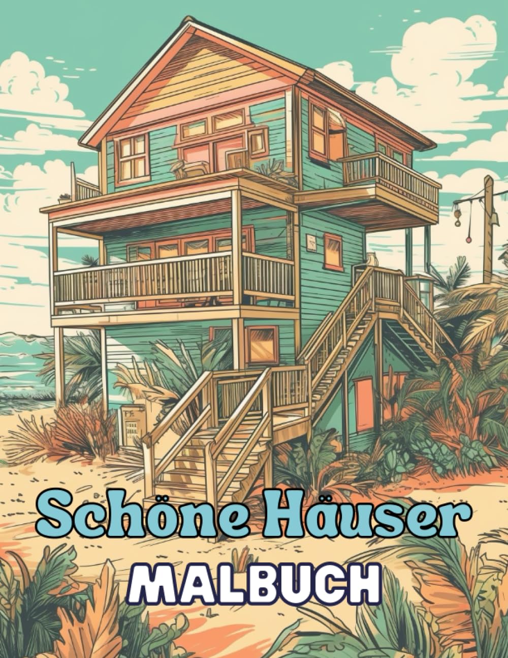 Livre de coloriage de belles maisons pour vos moments de détente