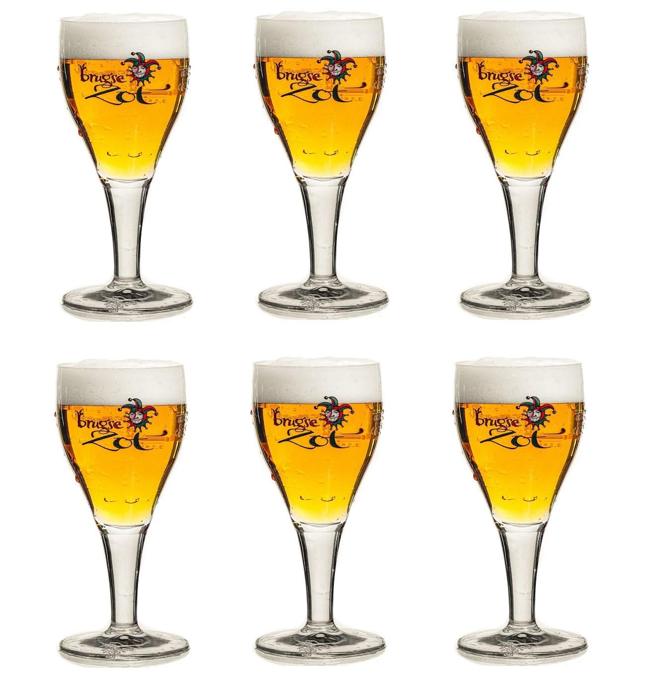 Brugse Zot Verres à bière 330 ml - 6 pièces