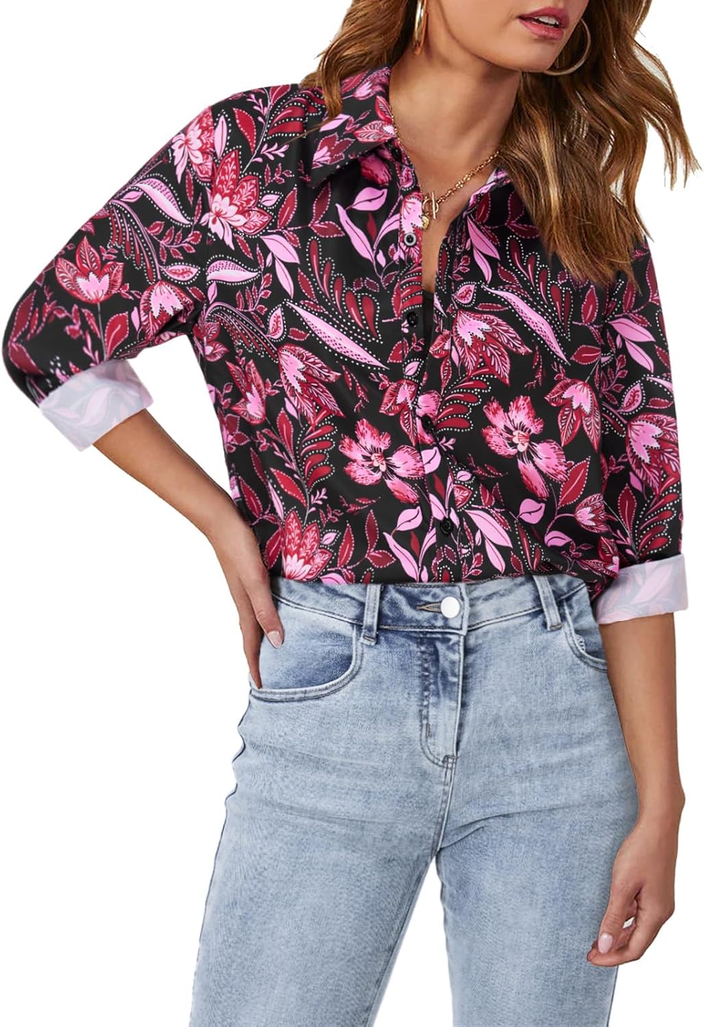 Blouses for Women Aesthetic Button Down Shirts Long Zambia Ubuy