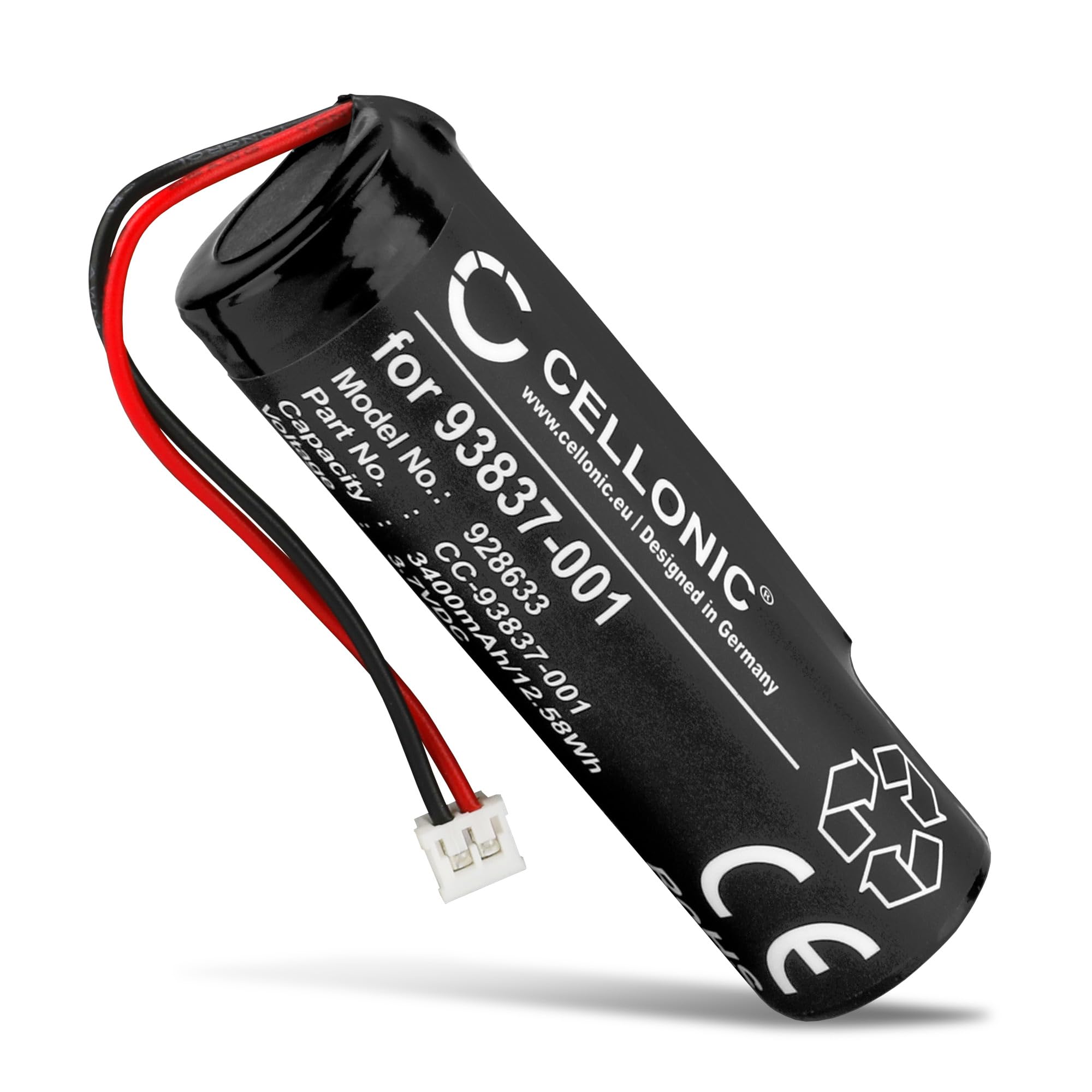 CELLONIC 1x Battery for Shavers & Hair Clippers Compatible with Wahl Legend, Super Taper Cordless, Cordless Magic Clip, 93837-001 - (3400mAh, 3.7V)