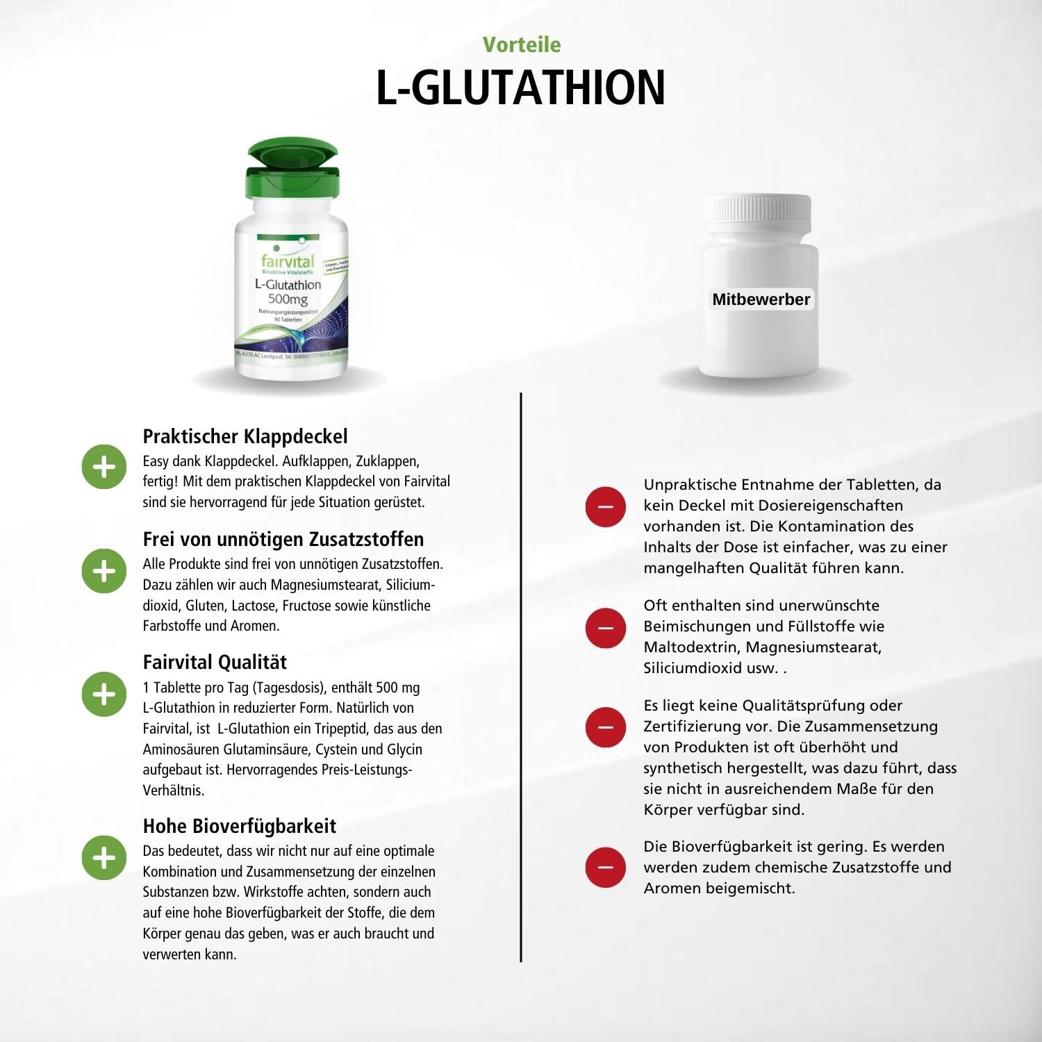 l glutathione dosage for skin lightening fairvital L-Glutathione 500 mg, 90 Tablets, High Dose & Reduced, Vegan :  Amazon.de: Health & Personal Care