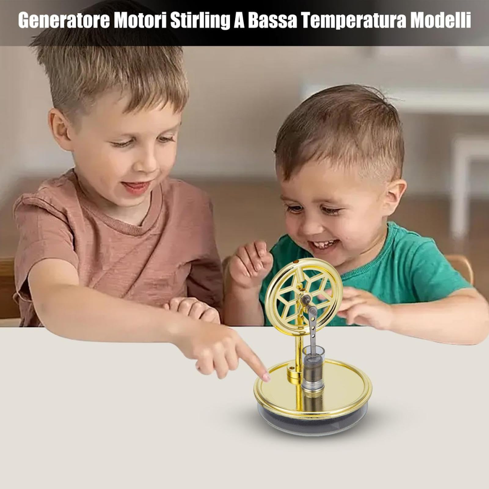 Ventilatore a motore Stirling Kit Scientifici Educativi